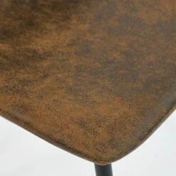 Harold+Bingo Modern 5 Piece Black Round Dining Table Set With Black Faux Leather Dining Chairs Set Of 4 With Walnut Finish Legs-Maison Boucle 13 Harold+Bingo Modern 5 Piece Black Round Dining Table Set With Black Faux Leather Dining Chairs Set Of 4 With Walnut Finish Legs-Maison Boucle -Baxton Studio Shop GUEST 723eef4d 52c3 4ef6 a4dd 652d3828309d