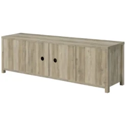 Madra Barn Door TV Stand For TVs Up To 85" - Coaster -Baxton Studio Shop GUEST 72ace882 81c2 4e94 aaed 264347f053d0