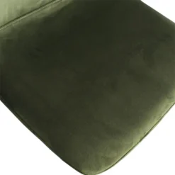 Hana + Bingo 5-Piece Round Clear Glass Dining Table Set With 4 Upholstered Chairs Gold Legs - The Pop Maison -Baxton Studio Shop GUEST 72c98f79 33d7 47c8 b4db 5e4acef32e23