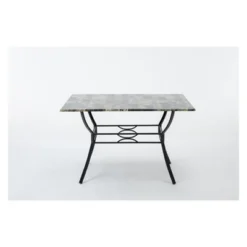 Bastian Dining Table Gray & Marble - Boraam 22 Bastian Dining Table Gray & Marble - Boraam -Baxton Studio Shop GUEST 739150b6 4d76 4dbf a63c 38ce92574947