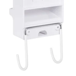Laundry 360 Iron And Ironing Board Wall Mount Holder White