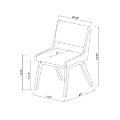 Holmdel Mid-Century Dining Chair Beige - Threshold™ -Baxton Studio Shop GUEST 7433d1be c10c 46ac b1b8 270decced24b