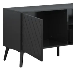 TV Stand For TVs Up To 70" With Adjustable Shelves, 1 Drawer And Open Shelves - ModernLuxe -Baxton Studio Shop GUEST 74a70357 4db5 44c8 946d e63696d6dc82