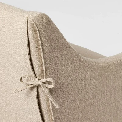 Camas Slipcover Dining Chair Khaki - Threshold™ Designed With Studio McGee 4 Camas Slipcover Dining Chair Khaki - Threshold™ Designed With Studio McGee - Image 4