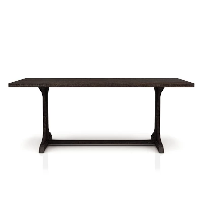 5pc Strasbourg Rustic Dining Table Set Antique Black - HOMES: Inside + Out 8 5pc Strasbourg Rustic Dining Table Set Antique Black - HOMES: Inside + Out - Image 8