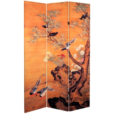6' Tall Double Sided Chinese Landscapes Canvas Room Divider - Oriental Furniture 1 6' Tall Double Sided Chinese Landscapes Canvas Room Divider - Oriental Furniture