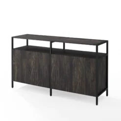 Jacobsen TV Stand For TVs Up To 55" Dark Gray - Crosley -Baxton Studio Shop GUEST 757ae932 9538 4ea4 92ad 9fd771a89caf