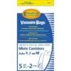 EnviroCare Replacement Allergen Vacuum Bags Made To Fit Miele F,J,M Canisters 5 Pack With 2 Filters
