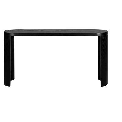 60''W Console Table With Curved Legs, Vintage Crafted Entryway Sofa Table - ModernLuxe 4 60''W Console Table With Curved Legs, Vintage Crafted Entryway Sofa Table - ModernLuxe - Image 4