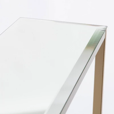 Dillard Narrow Long Console Table Deep Gold - Aiden Lane 5 Dillard Narrow Long Console Table Deep Gold - Aiden Lane - Image 5