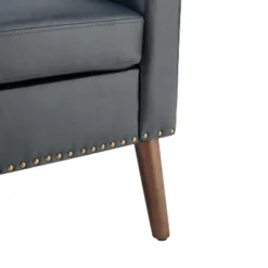 Nycteus Vegan Leather Armchair | ARTFUL LIVING DESIGN -Baxton Studio Shop GUEST 76d7a4a8 3b60 4ac4 86e3 27675fa99ca7