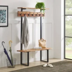 Alpine Hall Tree Natural - Alaterre Furniture