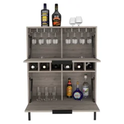 Gulches Wine Cabinet With 6 Cubbies, 2 Door Flexible Cabinets, 4 Legs And 34.3'' Superior Top 15 Gulches Wine Cabinet With 6 Cubbies, 2 Door Flexible Cabinets, 4 Legs And 34.3'' Superior Top -Baxton Studio Shop GUEST 7720cae9 a8ec 4cf1 a6f6 55495812dded