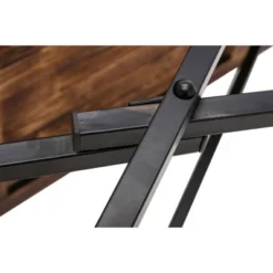 Leonardo End Table Weathered Fir & Black - Boraam -Baxton Studio Shop GUEST 7729e6e0 156e 4038 a158 97c3a958050a