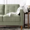 53" Lauren Loveseat Sofa Pearl Green - Zinus