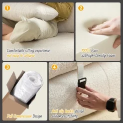 Foldable Human Dog Bed For Adults, 78.7" Multi-Functional Sofa Bed, 3 In 1 Teddy Fabric Sleeper Sofa Bed For Living Room Guest Bed Playroom 12 Foldable Human Dog Bed For Adults, 78.7" Multi-Functional Sofa Bed, 3 In 1 Teddy Fabric Sleeper Sofa Bed For Living Room Guest Bed Playroom -Baxton Studio Shop GUEST 77a08fee 01f6 4978 bb48 54563bb57bcc