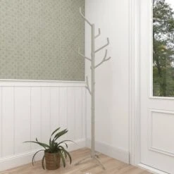 Eclectic Metal Coat Rack Silver - Olivia & May -Baxton Studio Shop GUEST 77c65c41 c968 4801 be8a 37c889a37e91