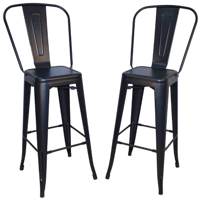 Set Of 2 30" Sadie Bar Height Barstools - Carolina Chair & Table 4 Set Of 2 30" Sadie Bar Height Barstools - Carolina Chair & Table - Image 4