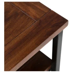 Rhonda Solid Mango Wood TV Stand For TVs Up To 66" Dark Cognac Brown - WyndenHall 9 Rhonda Solid Mango Wood TV Stand For TVs Up To 66" Dark Cognac Brown - WyndenHall -Baxton Studio Shop GUEST 77e87429 6421 4099 9de8 820572aabce0