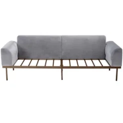 Modern Velvet Loveseat Sofa With Metal Legs And Two Pillows-ModernLuxe 21 Modern Velvet Loveseat Sofa With Metal Legs And Two Pillows-ModernLuxe -Baxton Studio Shop GUEST 781467bd d7af 4fee 948b baa0f39adfa3