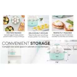 Dash 3-in-1 Everyday 7-Egg Cooker With Omelet Maker And Poaching -Baxton Studio Shop GUEST 781e68f3 1ae0 4a3b 8e49 c8d2a0b456f7