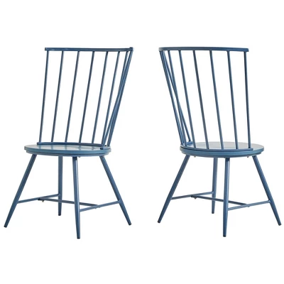 Set Of 2 Irelyn High Back Windsor Classic Dining Chairs - Inspire Q 4 Set Of 2 Irelyn High Back Windsor Classic Dining Chairs - Inspire Q - Image 4