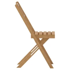 Flash Furniture Indoor/Outdoor Solid Acacia Wood Folding Bistro Chairs In Natural - Set Of 2 -Baxton Studio Shop GUEST 786eedad 4b06 40d7 8976 3d898542da01