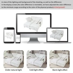 Modern Large U-Shaped Modular Sofa, Freely Combinable 6/4-Seater Sofa Couch With Double-Layer Cushion & Storage Function - ModernLuxe -Baxton Studio Shop GUEST 7913eb9b 7d9e 4ae0 b6ed e6c3393a2347