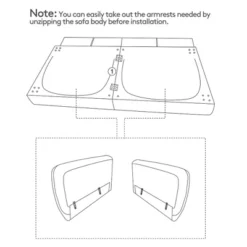 Costway Convertible Futon Sofa Bed PU Adjustable Couch Sleeper W/Wood Legs -Baxton Studio Shop GUEST 7916d9a3 4f84 49f9 b32d f7e7cf1a6a94