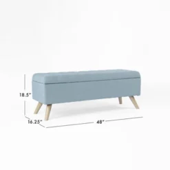 Modern Tufted Storage Bench - HomePop -Baxton Studio Shop GUEST 79324eee c4ac 405a bc0f ab1c05b6b769
