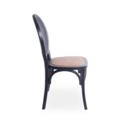 Set Of 2 Dining Chair With Elm Wood Frame, High Back Dining Chairs With Caned Seat And Rounded Backrest-Maison Boucle 11 Set Of 2 Dining Chair With Elm Wood Frame, High Back Dining Chairs With Caned Seat And Rounded Backrest-Maison Boucle -Baxton Studio Shop GUEST 794ae995 ce50 4ee0 90ad 2a4adc3bfb3c