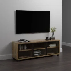 Westfield 3 Door TV Stand For TVs Up To 65" Walnut - Coaster