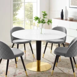 Zinque Round Wood Dining Table - Modway -Baxton Studio Shop GUEST 797fcf57 60be 4783 8485 7e43b857adae