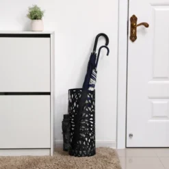 SONGMICS Umbrella Stand, Umbrella Holder, Steel Round Umbrella Rack Organizer Freestanding, For Canes Walking Sticks, Black 10 SONGMICS Umbrella Stand, Umbrella Holder, Steel Round Umbrella Rack Organizer Freestanding, For Canes Walking Sticks, Black -Baxton Studio Shop GUEST 79c6bdbd f7bc 4fa9 b1a2 9b2c596b8441