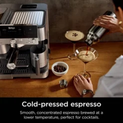 Ninja Luxe Café Premier Series 3-in-1 Espresso, Coffee And Cold Brew Machine ES601: Barista System, Frother, Stainless Steel -Baxton Studio Shop GUEST 7a40d91a 0a79 4785 b5e9 acaa8ab1920c
