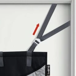 True & Tidy MAT-200 Over The Door Steam And Press Pad: Portable Ironing Mat, Steamer Pad, Foldaway, Gray, 45"x19" -Baxton Studio Shop GUEST 7a7259a8 992a 4600 a31f 6b7a7bc42756