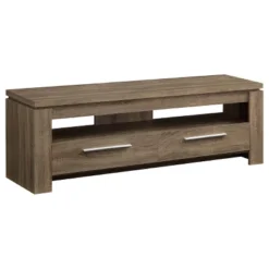 Elkton 2 Drawer TV Stand For TVs Up To 65" - Coaster -Baxton Studio Shop GUEST 7a98b5d7 df0f 43f2 a9d6 66ea1314a3da