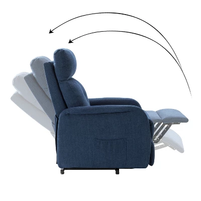 Set Of 2 Gina Mid-century Power Remote Recliner With Metal Base | ARTFUL LIVING DESIGN 4 Set Of 2 Gina Mid-century Power Remote Recliner With Metal Base | ARTFUL LIVING DESIGN - Image 4