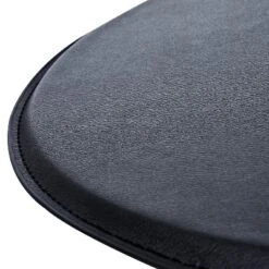 HOMCOM 25" Classic Round Adjustable Faux Leather Chrome Standing Bistro Table -Baxton Studio Shop GUEST 7ae3752d e474 44a7 be50 9847ec811646