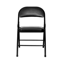 Set Of 4 Vinyl Padded Steel Folding Chairs - Hampden Furnishings -Baxton Studio Shop GUEST 7b1ef0b8 c40f 4ab2 a30b c5d1edb352c9