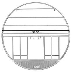 Vintiquewise Vintage Decorative Modern Black Metal Round Wall Mounted Wine Display Rack -Baxton Studio Shop GUEST 7b66ff46 0100 44a7 bb62 0e7038efa5f7