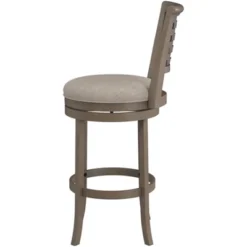 Thredson Swivel Height Barstool Light Antiqued Gray Wash - Hillsdale Furniture -Baxton Studio Shop GUEST 7b6b7922 cd50 4dfb b897 fdb86964d6b8