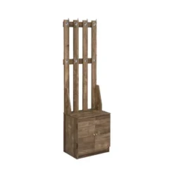 Sanuye Hall Tree Weathered Oak - Acme Furniture -Baxton Studio Shop GUEST 7b86dc3f 1261 4258 aa6b a81823fc803c