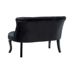 Jane 47" Velvet Button-tufted And Wing Back Loveseat Solid Wood And Cabriole Legs For Living Room And Bedroom | ARTFUL LIVING DESIGN 20 Jane 47" Velvet Button-tufted And Wing Back Loveseat Solid Wood And Cabriole Legs For Living Room And Bedroom | ARTFUL LIVING DESIGN -Baxton Studio Shop GUEST 7babc57f 8311 4bcb 897e 39abd94f2b3c