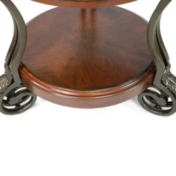 Telmin Traditional Side Table Brown Cherry - HOMES: Inside + Out -Baxton Studio Shop GUEST 7bcb458f 005a 46b2 97b7 21b8c03a8e28