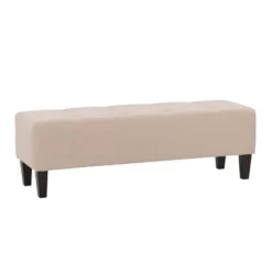 Rosewell Button Tufted Fabric Accent Bench - CorLiving -Baxton Studio Shop GUEST 7be5d6c7 3ba8 4316 ad2f 9aa2abf571e0