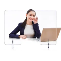 Costway 1/2PCS 24'' X 16'' Protective Plexiglass Sneeze Guard Acrylic Shield For Counter -Baxton Studio Shop GUEST 7c15cee2 54dc 4a4d a11e 462cfb12e2ab