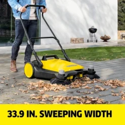 Karcher S 6 Twin Outdoor Broom, Manual Push Sweeper, Heavy Duty -Baxton Studio Shop GUEST 7c1ef5d4 d114 4049 a8d3 c7a4517b6bbe