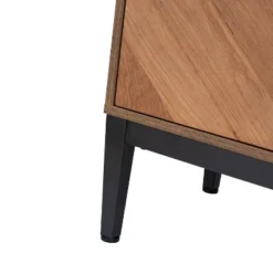 Hargapas 55" Morden 4 Door Storage Sideboard With Metal Legs | KARAT HOME -Baxton Studio Shop GUEST 7c9c9e2c e37a 449e acfa 4abd0f40ebf2