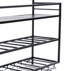 YIYIBYUS Industrial Wine Racks Wall Mounted, Rustic Metal Hanging Wine Bottle Holde -Baxton Studio Shop GUEST 7ca2be7c 83d1 41b7 b1d4 b0402ba3c2df